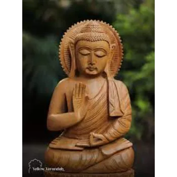 Wooden Buddha Statue 
